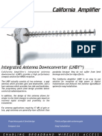 Integrated Antenna Downconverter (LNBY: Enabling Broadband Wireless Access