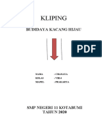 KLIPING Budidaya Kacang Hijau