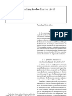 Constitucionalização Do Direito Civil - Paulo Lobo