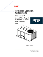 Precedent 3 A 10 TR Bomba de Calor IOM (Español)