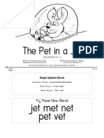 Early Reading 5 - The Pet in A Jet