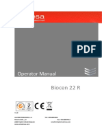 Biocen 22 R: Operator Manual