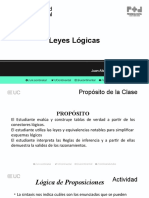 Semana 1 Leyes Lógicas