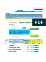 Project Profile On Decorative Glassware