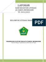 Laporan Program Kegiatan Literasi