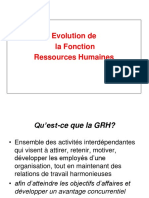 Evolution de La Fonction RH 21