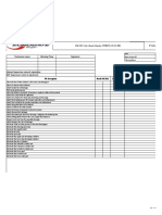 Technician Name Working Time Signature: PM 100 H For Reach Stacker TEREX (CS 45 KE)