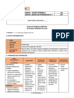 5 Años Actividad Del Dia 03 de Setiembre