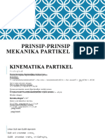 Prinsip-Prinsip Mekanika Partikel