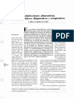 Toxiinfecciones Alimenticias. Aspectos Clínicos., Diagnósticos y Terapéuticos