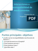 Incompatibilidad de Medicamentos