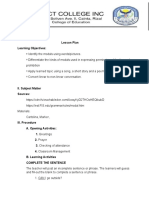 MODALS 4as Lesson Plan Garcia John Kevin C.