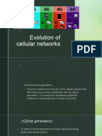 Evolution of Cellular Networks