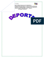 Informe Sobre Deporte