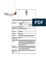 Etiqueta para Identificación de Muestras de El Alimento Elaborado o Preparado Tipo Menú