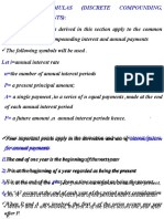 The Interest Formulas Derived in This Section Apply To The Common