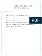 Investigación Antecedentes de La Gestión Empresarial