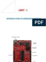 Unit - I: Introduction To Embedded Systems