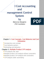 Advanced Cost Accounting and Management Control System: Mekonnen Mengistie (PHD Candidate)