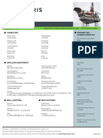 Valaris 122: Primary Rig Characteristics Capacities