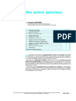 Oxalatation Des Aciers Spéciaux