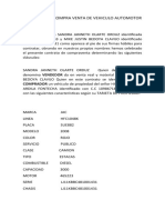 Contrato de Compra Venta de Vehiculo Automotor Jac