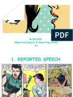 Reported Speech and Reporting Verbs