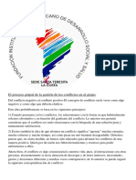 El Proceso Grupal de La Gestión de Conflictos en El grupo-OPS