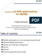 Linux and H/W Optimizations For MySQL