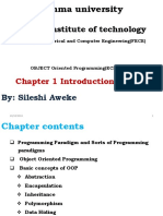 Jimma Institute of Technology: Chapter 1 Introduction To OOP