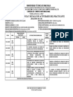 Registro de Asistencia y Detalle de Actividades Del Practicante - Semana 03 - 07 de Diciembre