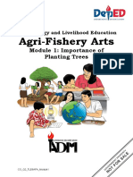 Agri-Fishery Arts: Module 1: Importance of Planting Trees