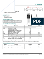 PTW40N50: General Features