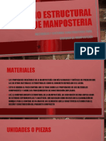 Diseño Estructural de Manposteria