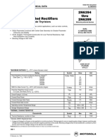 Reverse Blocking Triode Thyristors: Semiconductor Technical Data