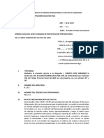 Modelo de Ofrecimiento de Medios Probatorios A Efecto de Subsanar Omisión para La Constitución en Actor Civil