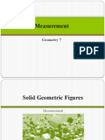 Measurement - Solid Figures