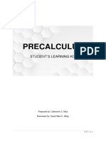 SLK Precalculus Quarter 1 Unit 2