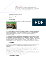 La Región Amazónica de Colombia Comprende El 40