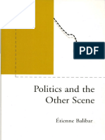 Politics and The Other Scene: Etienne Balibar