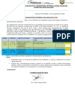 Tutorias Eca Ef Comunicado Horarios.