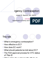 Emergency Contraception: Joseph B. Stanford, MD, MSPH