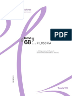 2010 - Filosofia - 68 - Russell y Wittgenstein. La Corriente Analítica en La Filosofía