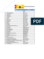 Proveedores de Alquileres Proyecto Linea Amarilla