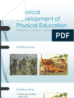 Historical Development of Physical Education