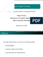 Digital Image Processing: Lab 2: Image Enhancement in The Spatial Domain