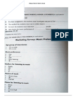 Practice Test 15-10 A.Listening Task 1