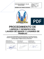 6.1 PTS-PRP-50 Limpieza y Desinfección 2020