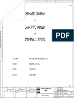 Schematic Diagram: Davr Type Vxd22D M/S Isgec Heavy Engineering Ltd. 1 50 MW, 11 KV STG