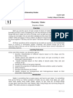 Chemistry: Matter: Sci 1 Teaching Science in The Elementary Grades